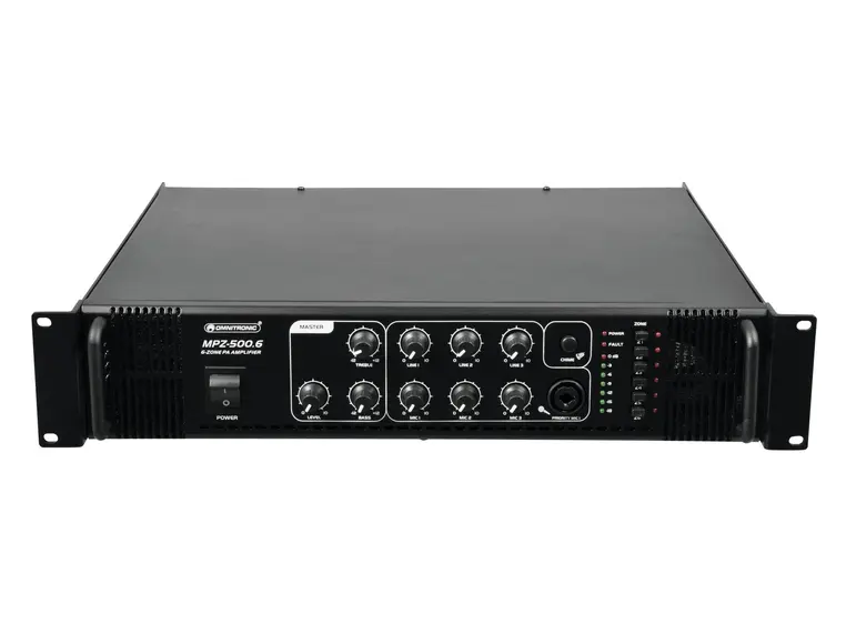 OMNITRONIC MPZ-500.6 PA Mixing Amplifier 