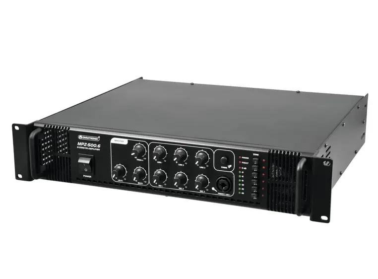 OMNITRONIC MPZ-500.6 PA Mixing Amplifier 