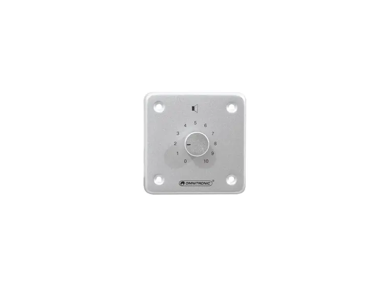 OMNITRONIC PA 10W mono Volume Controller, Silver 
