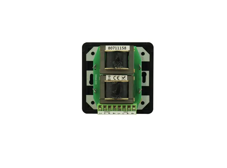 OMNITRONIC PA 5W stereo Volume Controller, Black 