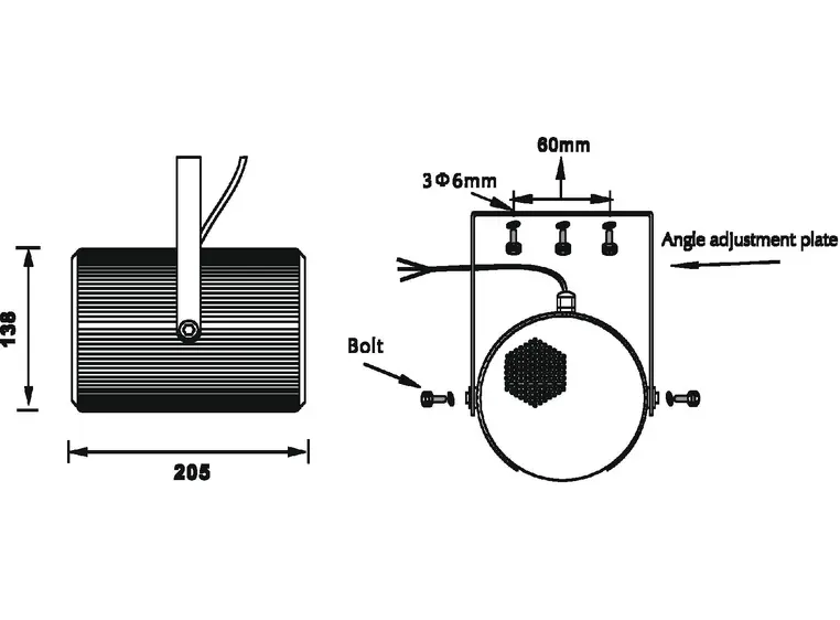 OMNITRONIC PS-25 Projector Speaker 