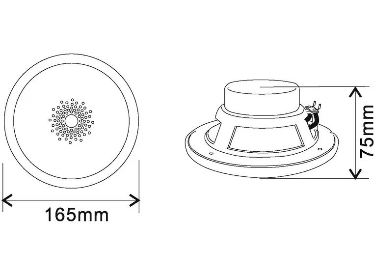 OMNITRONIC WF-5 Flush-Mount Speaker 