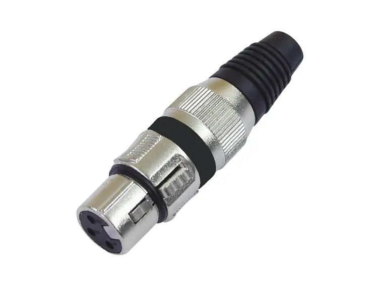 OMNITRONIC XLR socket 3pin bk 10x 