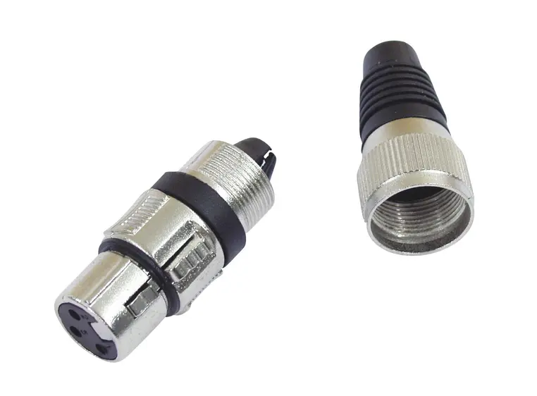 OMNITRONIC XLR socket 3pin bk 10x 