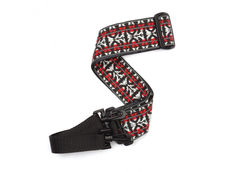 Planet Waves 20N00BJ Banjo strap Woven Red/Silver - 50 mm 