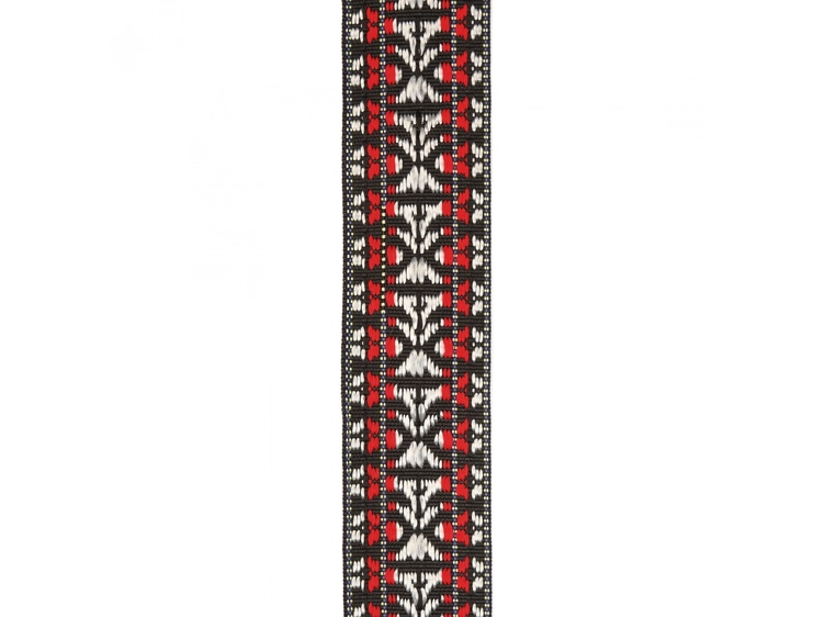 Planet Waves 20N00BJ Banjo strap Woven Red/Silver - 50 mm 
