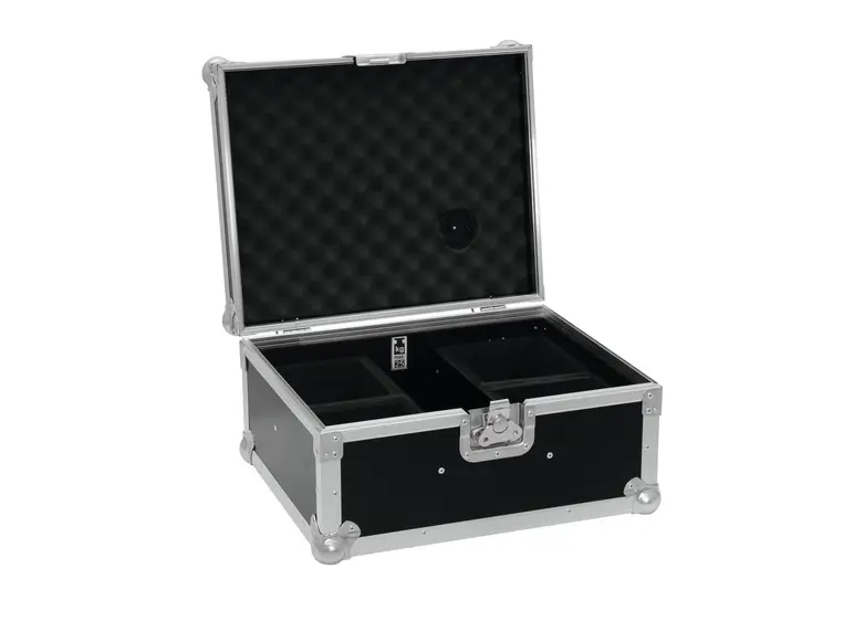 ROADINGER Flightcase 4x AKKU UP 4 QCL Spot QuickDMX 