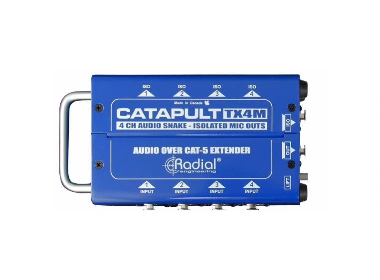 Radial Catapult TX4M Transmitter, mic level 