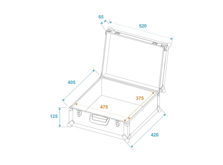 Roadinger Universal Case Pick 52x42x18cm 