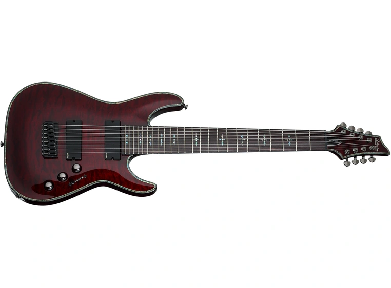 Schecter C8 Hellraiser Black Cherry 