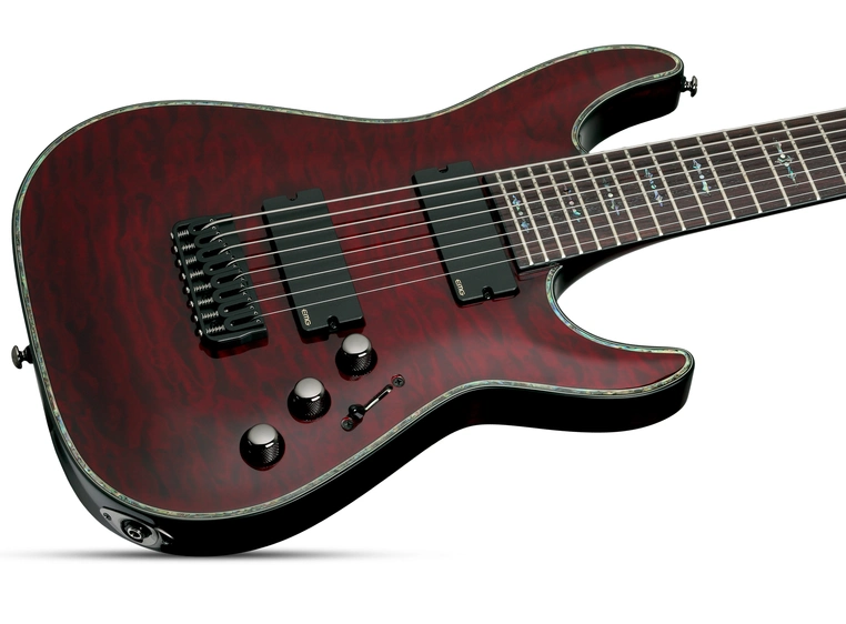 Schecter C8 Hellraiser Black Cherry 