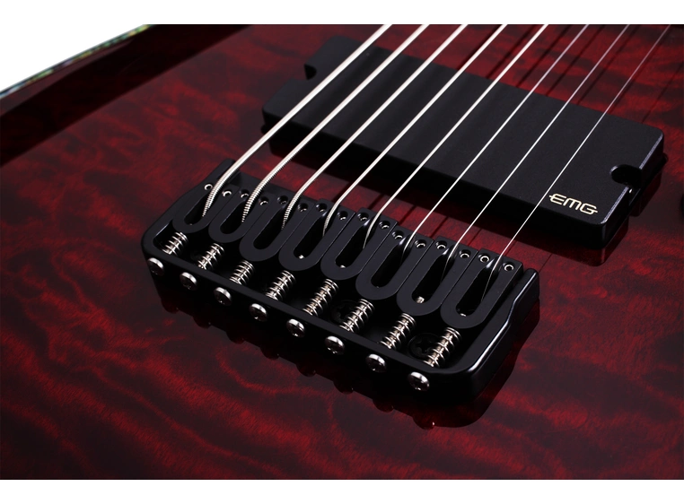 Schecter C8 Hellraiser Black Cherry 