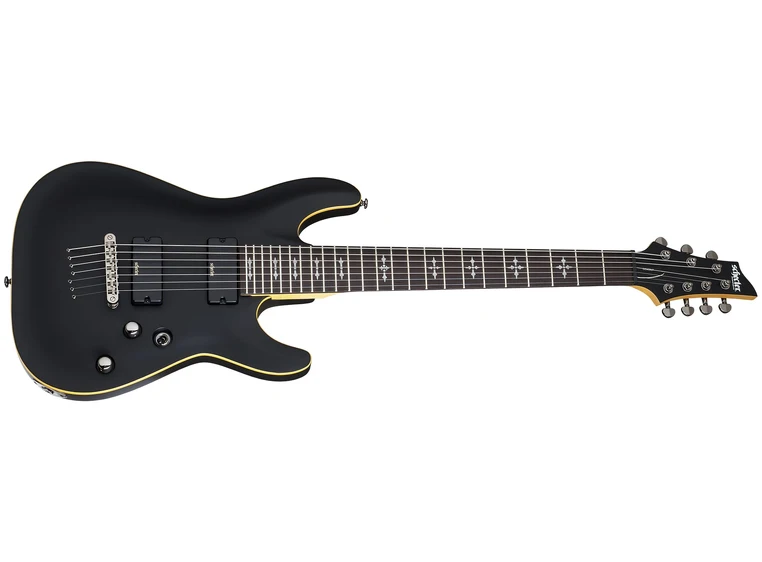 Schecter Demon-7  Aged Black Satin 