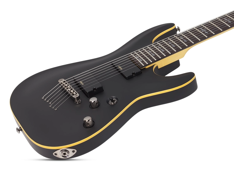 Schecter Demon-7  Aged Black Satin 