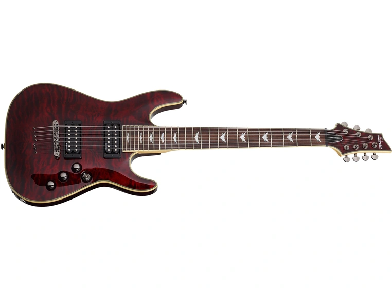 Schecter Omen 7 Extreme Black Cherry 