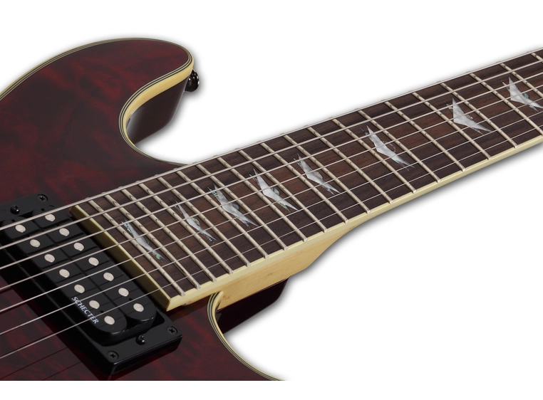 Schecter Omen 7 Extreme Black Cherry 