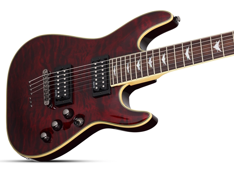 Schecter Omen 7 Extreme Black Cherry 