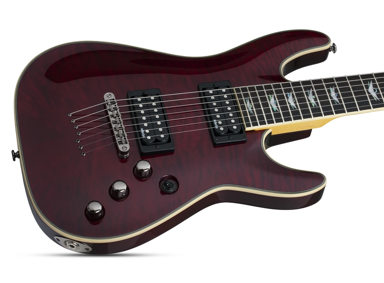 Schecter Omen 7 Extreme Black Cherry 