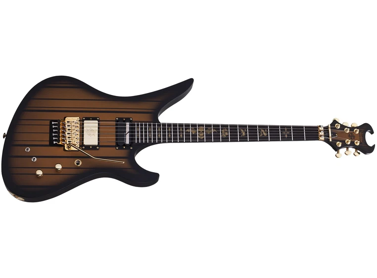 Schecter Synyster Gates Custom S Satin Gold Burst 1743 