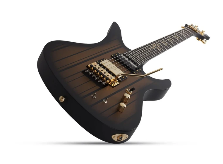 Schecter Synyster Gates Custom S Satin Gold Burst 1743 