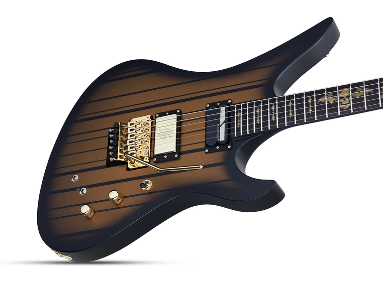 Schecter Synyster Gates Custom S Satin Gold Burst 1743 