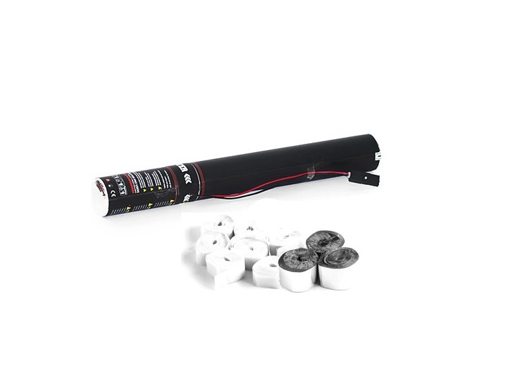 TCM FX Elektrisk Streamer kanon 40cm Hvit/Sølv 