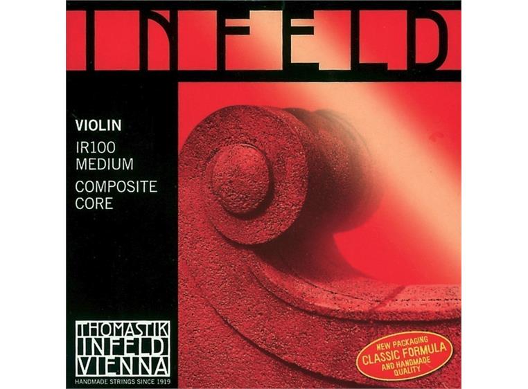 Thomastik IR100 Infeld Red medium composite core fiolin strenger