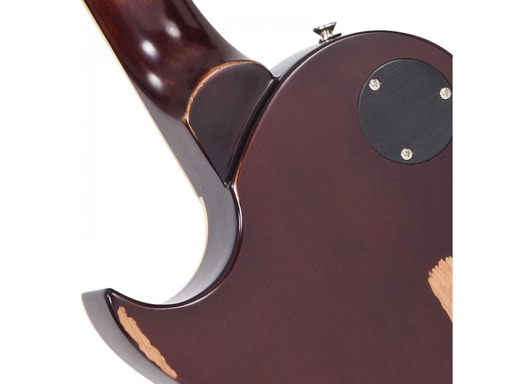 Vintage V100MRCS Distressed Cherry Sunburst 