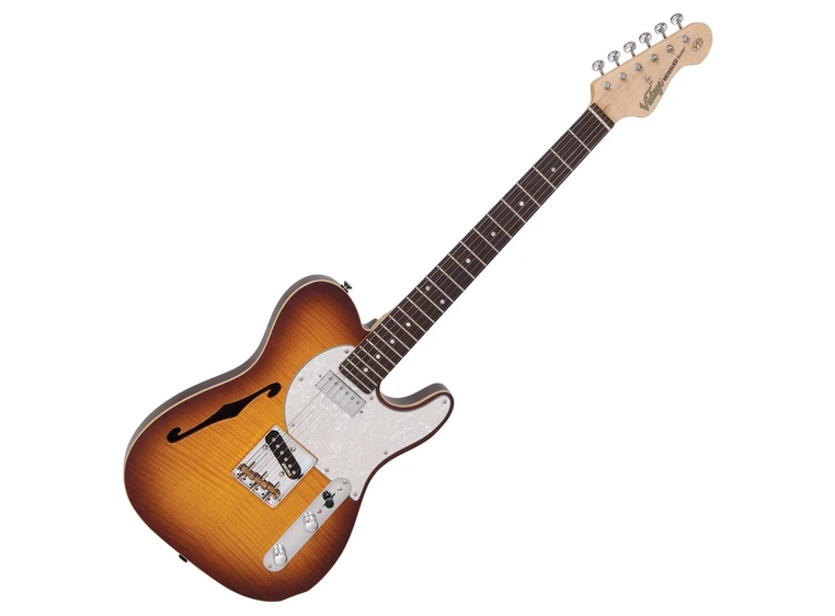 Vintage V72FTB Flame Tobaccoburst 