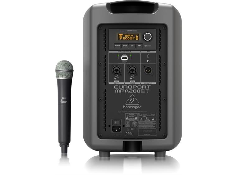 Behringer Europort MPA200BT Portabel PA-høyttaler m/trådløs mikrofon