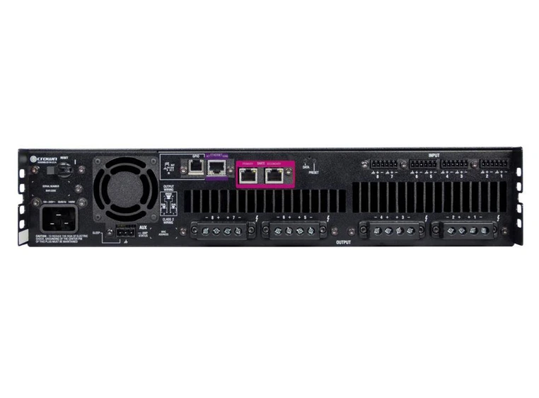 Crown DCi8 300DA, 8 x 300W DSP Dante installasjonsforsterker 