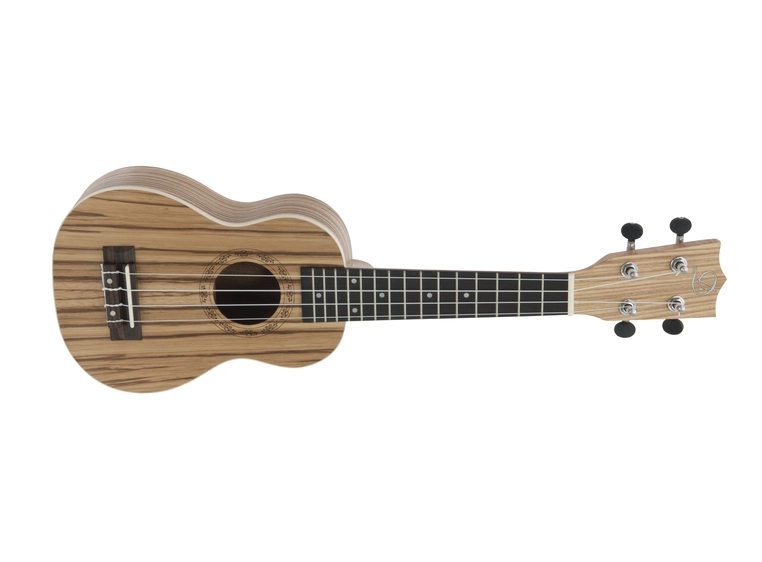 DIMAVERY UK-400 Ukulele soprano "Zebrawood" 