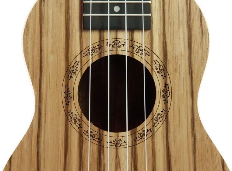 DIMAVERY UK-400 Ukulele soprano "Zebrawood" 