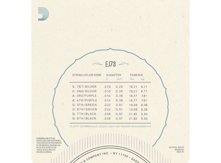 D'Addario EJ73 