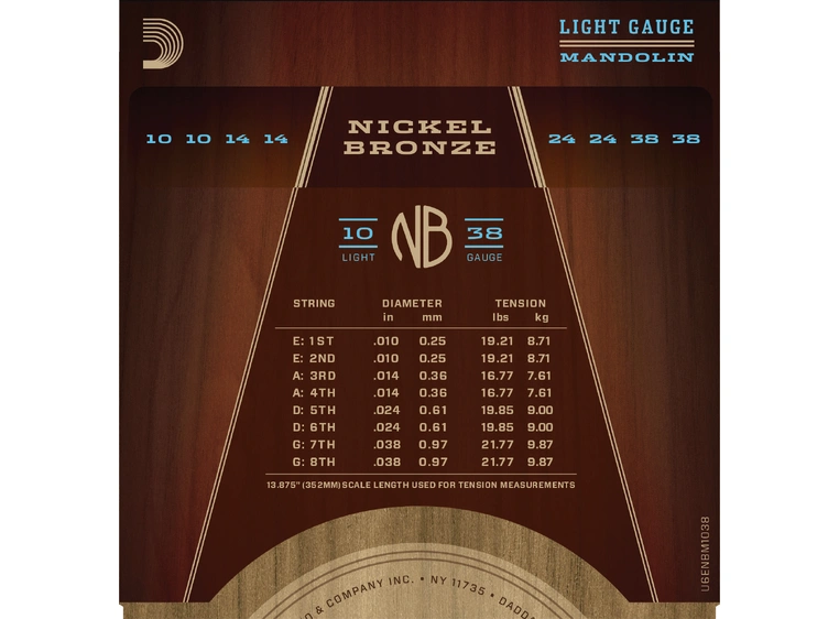 D'Addario NBM1038 