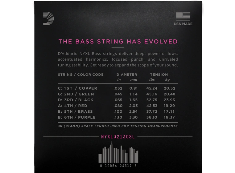 D'Addario NYXL32130SL (032-130) 