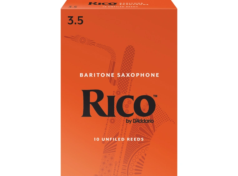 D'Addario RLA1035 Barytonsaksofon Flis Rico Baritone Saxophone 3.5 10 Pack 
