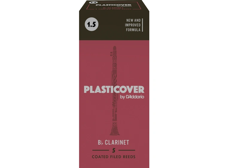 D'Addario RRP05BCL150 Klarinett Flis Plasticover Bb Clarinet 1.5 5 Pack 