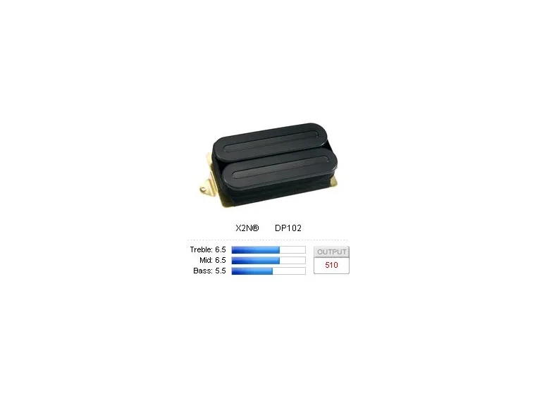 DiMarzio DP102BK Pickup Humbucker X2N Black 