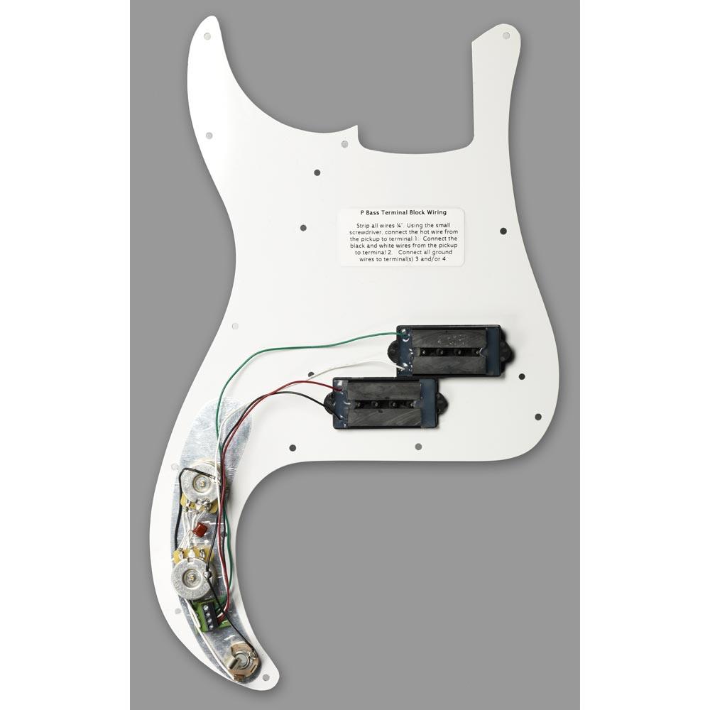 DiMarzio FB2100WA1BK Prewired Pickguard PBass, Model P Evenstad Musikk