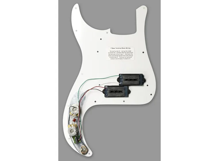 DiMarzio FB2100WA1BK Pre-wired Pickguard P-Bass, Model P 