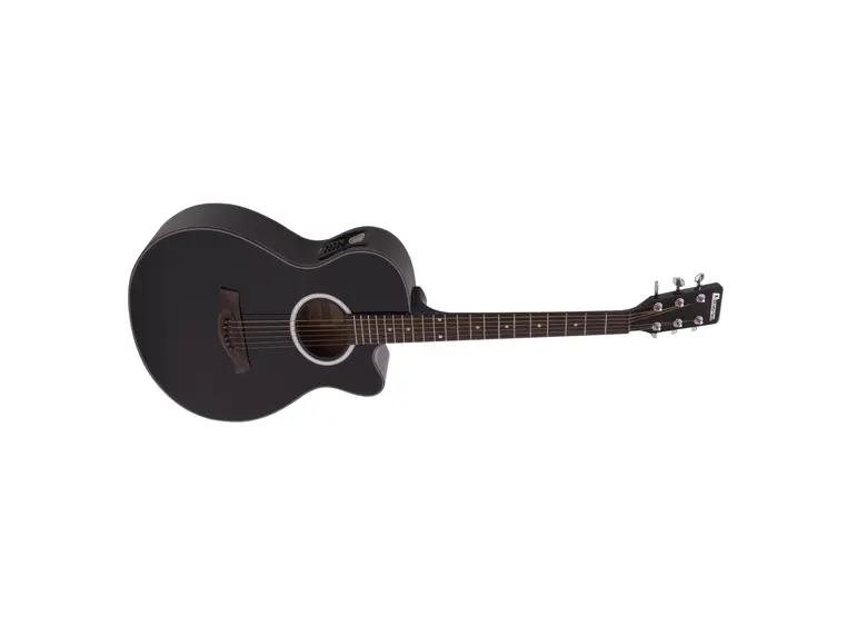 Dimavery AW-400 Westerngitar, black 