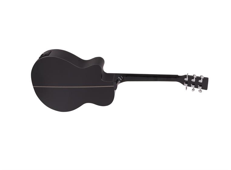 Dimavery AW-400 Westerngitar, black