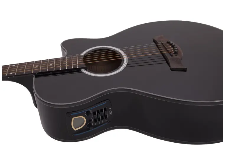 Dimavery AW-400 Westerngitar, black 