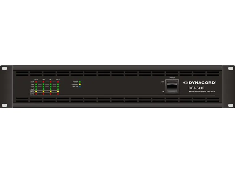 Dynacord DSA-8410 Forsterker 4x1000W VLD 2U installasjon 