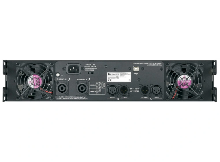Dynacord L3600FD DSP 2x1800W 4ohm 2U 