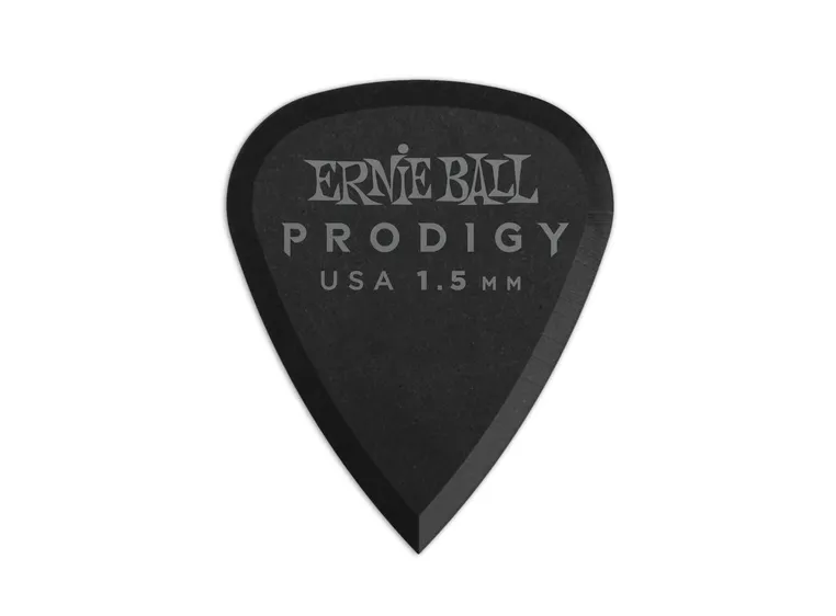 ERNIE BALL EB-9199 Prodigy pick, Black 1S, 6PK High Performance Guitar Pick 