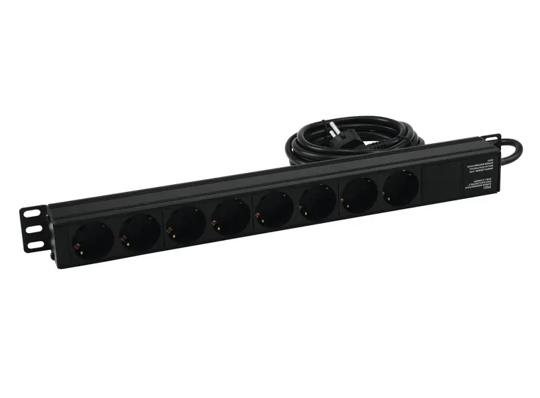 Eurolite Distributor R19-8 1U bk 2.7m 