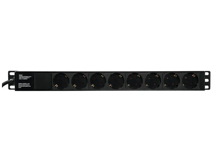 Eurolite Distributor R19-8 1U bk 2.7m 