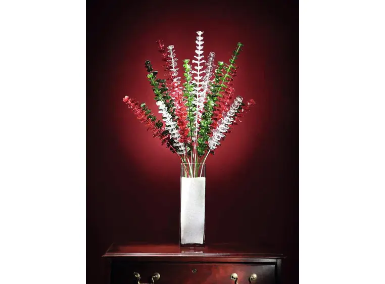 Europalms Crystal eucalyptus, white 81cm 12x 